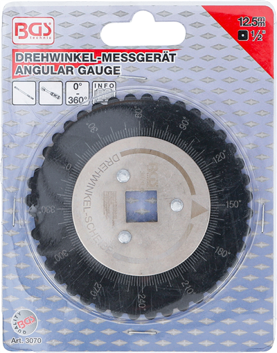 BGS 3070, Ráčnový úhloměr pro úhlové utahování 12,5 mm (1/2