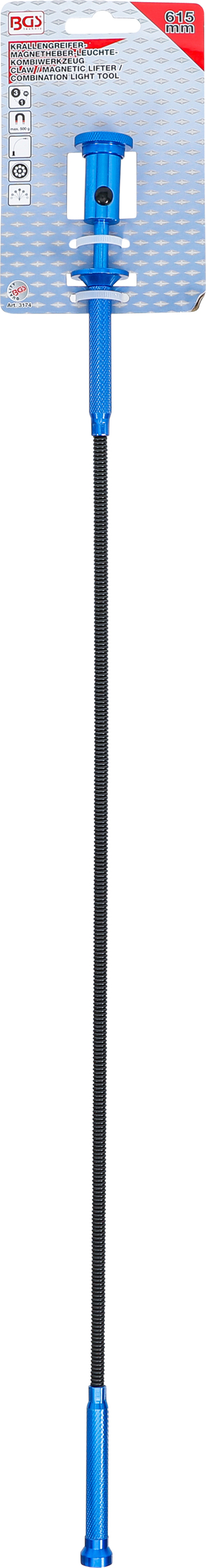 BGS 3174, Kombinovaný nástroj pro vytahování předmětů s magnetem 615 mm