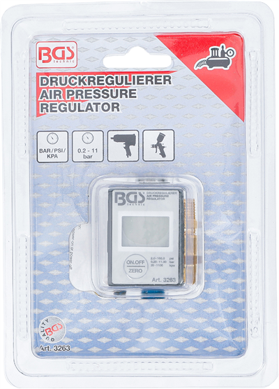 BGS 3263, Regulátor tlaku pro kompresory 0,275 - 11 barů