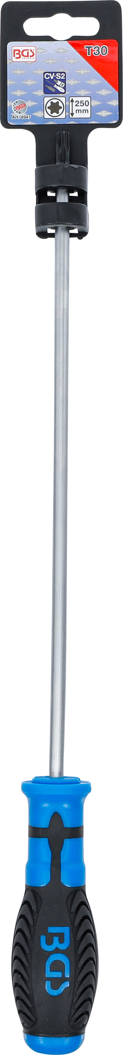 BGS 4947, Šroubovák T-profil (pro Torx) T30 Délka čepele 250 mm