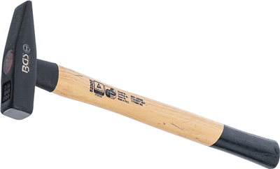 BGS 52302, Zámečnické kladivo násada Hickory DIN 1041 200 g