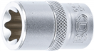 BGS technic 6418 BGS 6418, Nástrčná hlavice E-profil 12,5 mm (1/2) E18