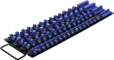 BGS 6871, Sada kolejnic pro nástrčné hlavice s 80 klipy pro hlavice 6,3 mm (1/4