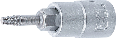 BGS 7098-T10, Nástrčná hlavice pro povolení poškozených šroubů vnitřní čtyřhran 6,3 mm (1/4