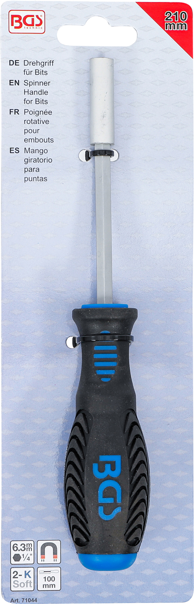 BGS 71044, Šroubovací rukojeť pro bity 6,3 mm (1/4