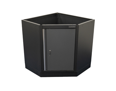 Matabro MB-TGC1300B, Rohová jednodveřová dílenská skříňka 1 police 864x864x910 mm