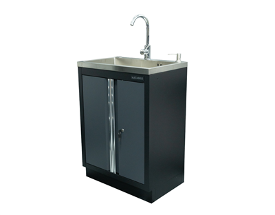 Matabro MB-TGC1300C, Dílenská skříňka s nerezovým dřezem 680x464x948 mm