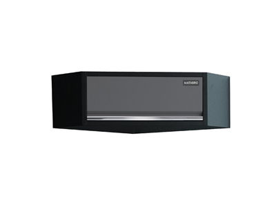 Matabro MB-WGB1334, Rohová nástěnná skříňka výklopné dvířka 864x864x350 mm