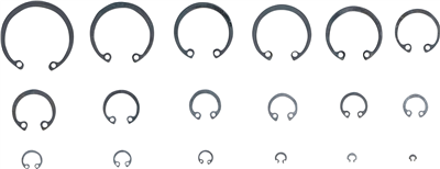 BGS 8049, Souprava vnitřních Seegerových pojistek (rozpěrný kroužek) O 3 - 32 mm 300dílná