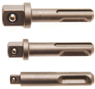 BGS 8214, Sada adaptérů SDS - vnější čtyřhran 6,3 mm (1/4