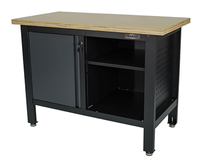 Matabro MB-TSK5410-L, Pracovní dílenský stůl 1 skříňka 1 police 1200 x 600 x 860 - 900 mm