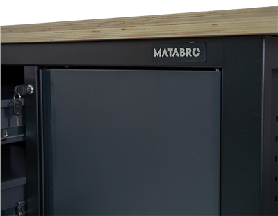 Matabro MB-TSK7523-L, Pracovní dílenský stůl 3 zásuvky 2 skříňky 1690 x 600 x 860 - 900 mm