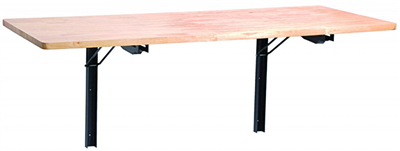 Sklopný pracovní stůl na zeď 1200 x 580 mm