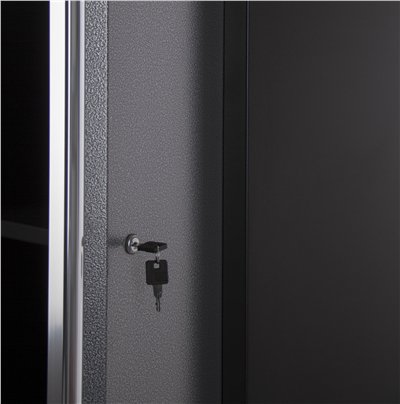 Celokovová dílenská skříňka PROFI dvoukřídlá 680x458x910 mm