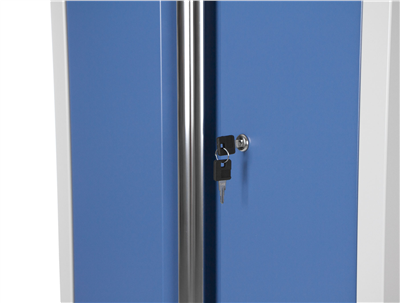 Celokovová dílenská skříňka PROFI BLUE dvoukřídlá 680x458x910 mm