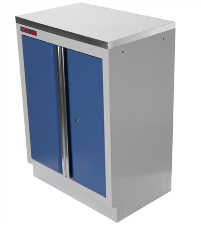Celokovová dílenská skříňka PROFI BLUE dvoukřídlá 680x458x910 mm