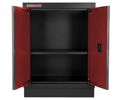 Celokovová dvoukřídlá skříňka PROFI 680x458x910 mm