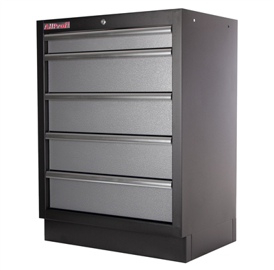 Celokovová dílenská skříňka PROFI s 5-ti šuplíky 680x458x910 mm