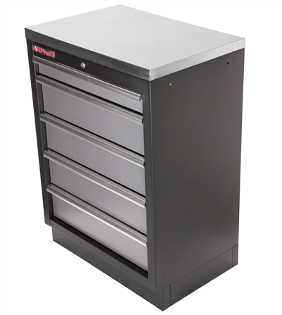 Celokovová dílenská skříňka PROFI s 5-ti šuplíky 680x458x910 mm