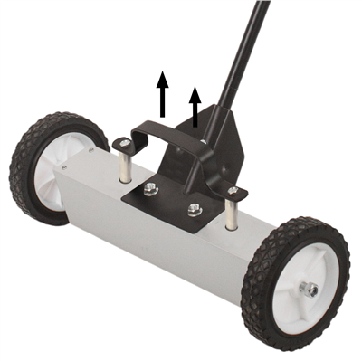 Pojízdný magnetický smeták 46 cm