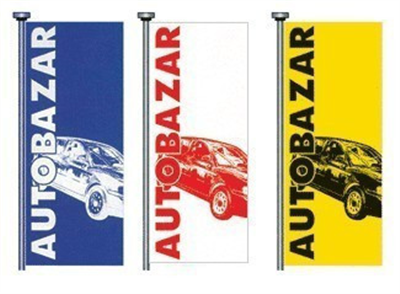 Vlajka AUTOBAZAR - žluto/černá