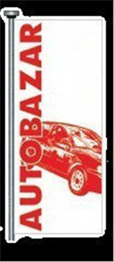 Vlajka AUTOBAZAR - žluto/černá