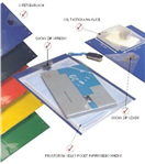 AHProfi 454020140 Desky na zakázky A4 XXL - červené