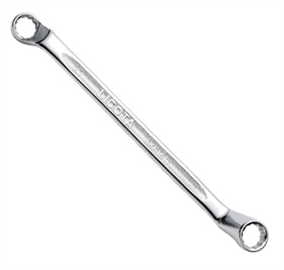 Oboustranný očkový klíč 8x9 mm vyhnutý 75°