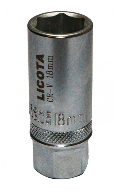 Nástrčný klíč na svíčky, 18 mm