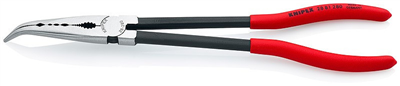 Montážní zahnuté půlkulaté kleště 280 mm Knipex extra dlouhé