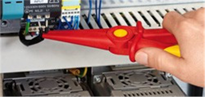 Izolační plastové rovné půlkulaté kleště 220 mm