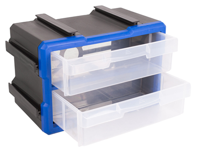 Plastový organizér, 2 boxy