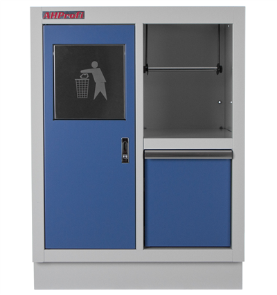 Celokovová dílenská skříňka PROFI BLUE 680x458x910 mm