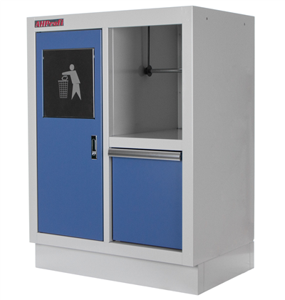 Celokovová dílenská skříňka PROFI BLUE 680x458x910 mm