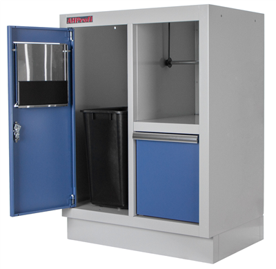 Celokovová dílenská skříňka PROFI BLUE 680x458x910 mm