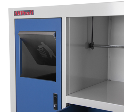 Celokovová dílenská skříňka PROFI BLUE 680x458x910 mm