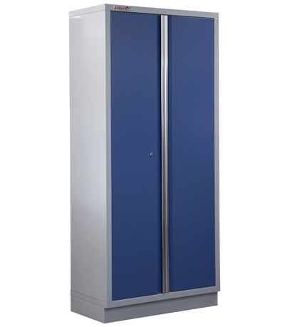 Celokovová široká dílenská skříň PROFI BLUE 915x458x2000 mm