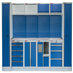 Kvalitní PROFI BLUE dílenský nábytek 3920 x 495 x 2000 mm