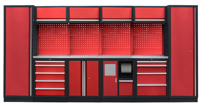 Kvalitní PROFI RED dílenský nábytek 3920 x 495 x 2000 mm