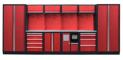 Kvalitní PROFI RED dílenský nábytek - 4535 x 2000 x 495 mm