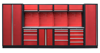 Kvalitní PROFI RED dílenský nábytek 4235 x 495 x 2000 mm