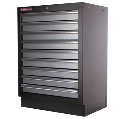 Celokovová dílenská skříňka PROFI s 9-ti šuplíky 680x458x910 mm