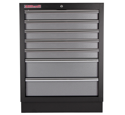 Celokovová dílenská skříňka PROFI s 7-mi šuplíky 680x458x910 mm