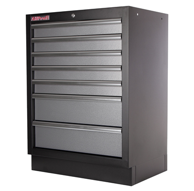 Celokovová dílenská skříňka PROFI s 7-mi šuplíky 680x458x910 mm