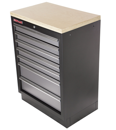 Celokovová dílenská skříňka PROFI s 7-mi šuplíky 680x458x910 mm