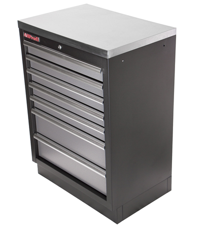 Celokovová dílenská skříňka PROFI s 7-mi šuplíky 680x458x910 mm