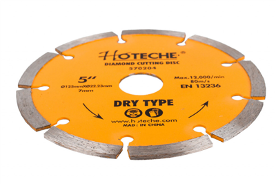 Diamantový řezný kotouč 125 mm, segmentový