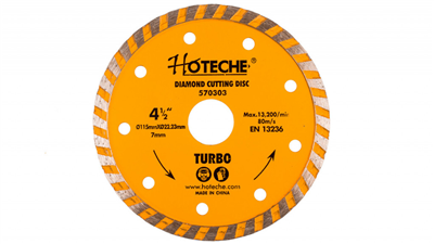 Diamantový řezný kotouč 115 mm, TURBO