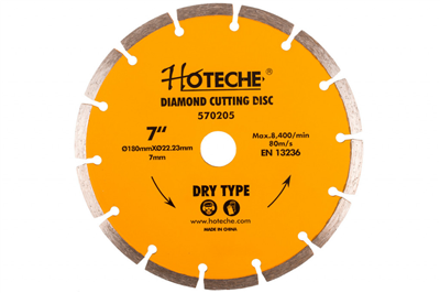 Diamantový řezný kotouč 180 mm, segmentový