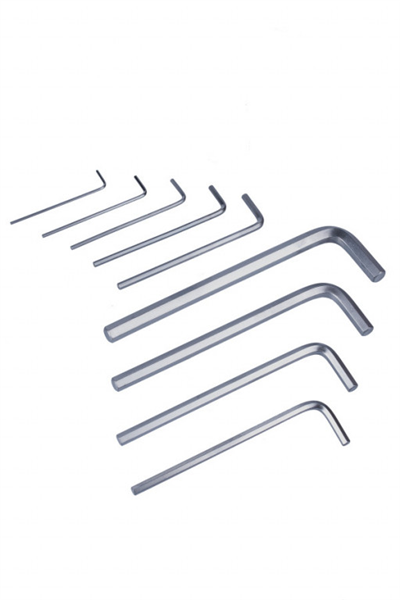 Sada prodloužených imbus klíčů, 9 ks (palcové)